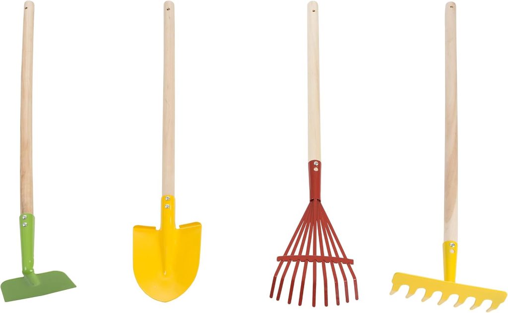 Hey Play Kids Gardening Tools Set, 4-Piece-Set