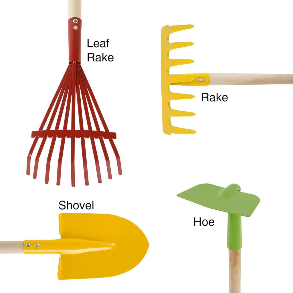 Hey Play Kids Gardening Tools Set, 4-Piece-Set