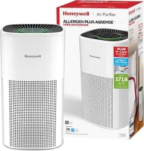 Honeywell Allergen Plus 4-in-1 HEPA Air Purifier for Home, Up to 1718 Ft² Coverage for Large Rooms, Reduces Allergens, Pet Dander, Smoke & Odors, Air Quality Sensor with Auto Mode, White, HPA4300W