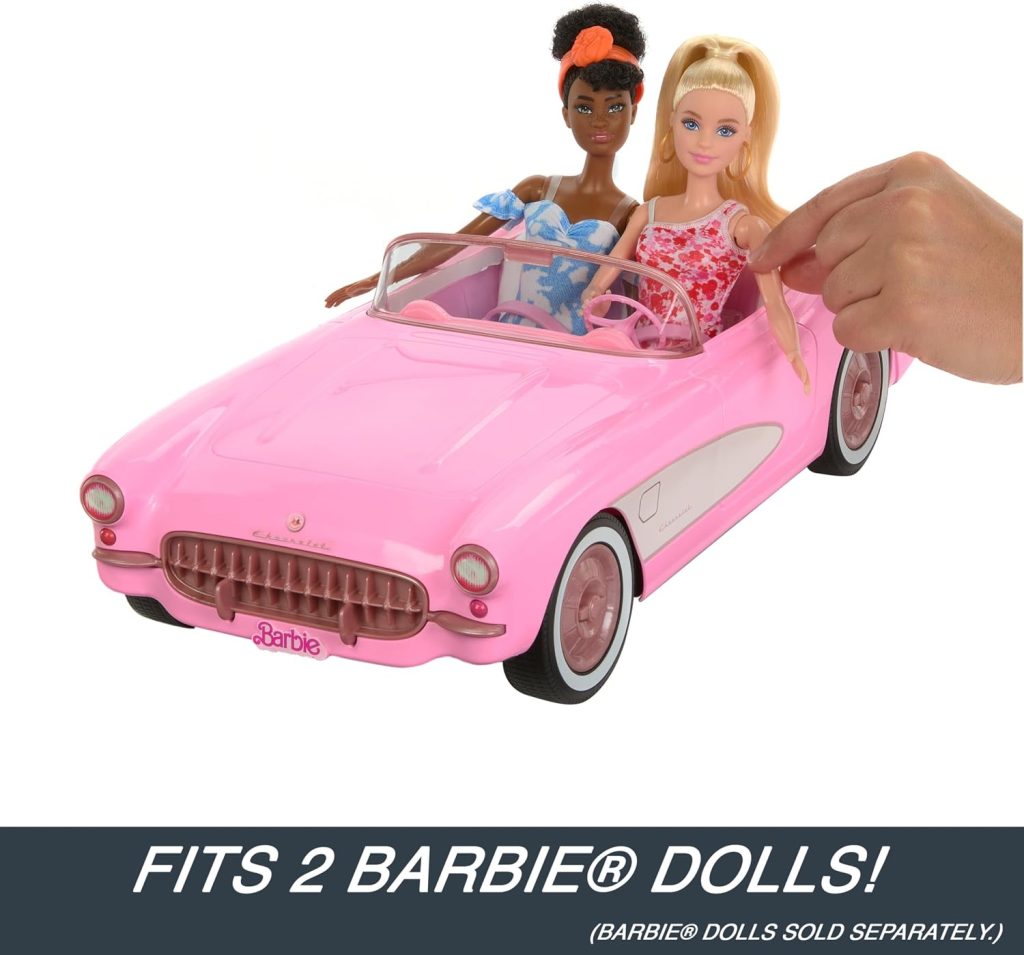 Hot Wheels Barbie RC Corvette from the Movie, Remote-Control Toy Car