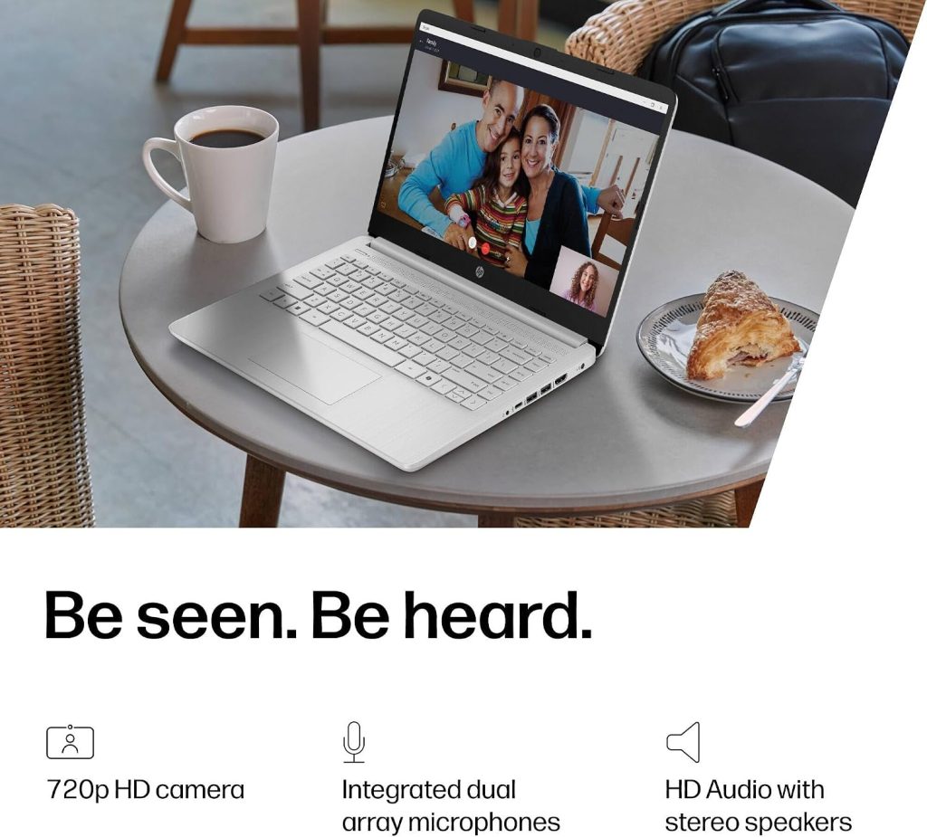 HP 2027 Essential Laptop, Intel Processor, 128GB Storage, Windows 11