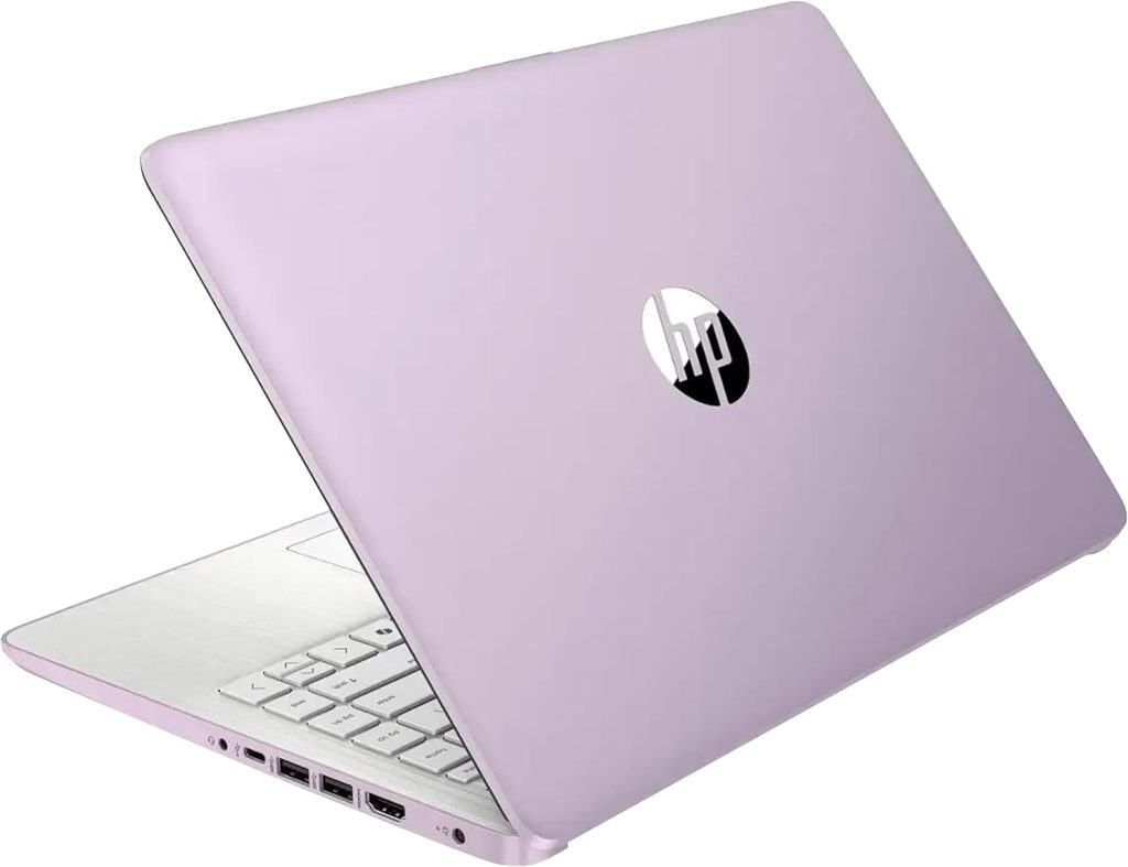 HP Stream 14″ HD Laptop, Intel Processor N150, 4GB RAM, 128GB UFS, Intel Graphics, Webcam, Bluetooth, Windows 11s, Purple (Renewed)