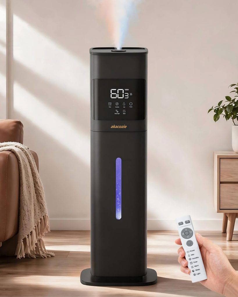 Humidifier Large Room, Warm and Cool Mist Humidifiers for Bedroom