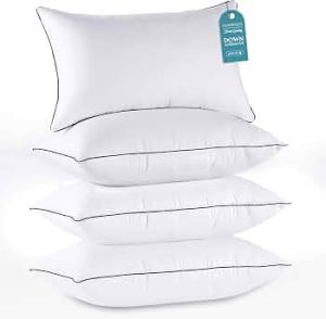 HUXMEYSON Pillows Queen Size Set of 4, Down Alternative Fill