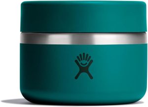 Hydro Flask Food Jar – Insulated Stainless Steel, Snack Travel Container for Hot Food, Lunch, & Soup 12 Oz Deep Teal