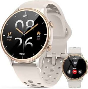 ICOMTOFIT Smart Watches for Women, Fitness Tracker with Heart Rate & SpO2 Monitor, IP67 Waterproof Activity Tracker for Men & Women, Smart Watch Works with Android and iPhone