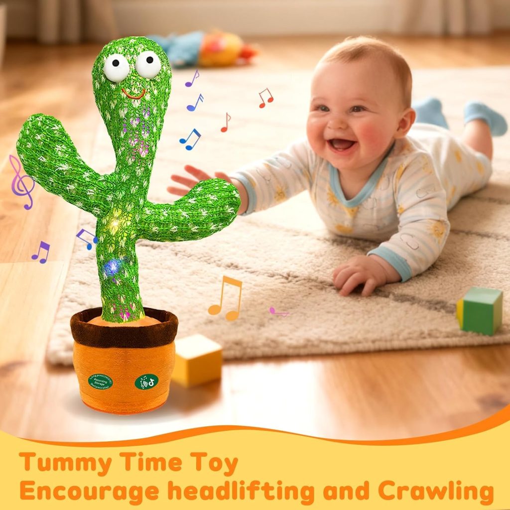 Interactive Dancing Talking Cactus Toy, Repeat What You Say