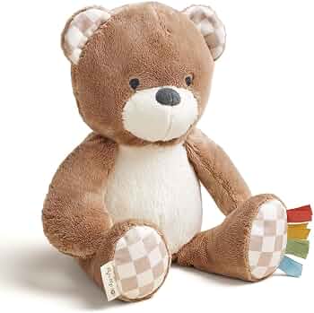 Itzy Ritzy Snuggles Plush Toy, Soft Stuffed Animal for Newborns & Up (Bear)