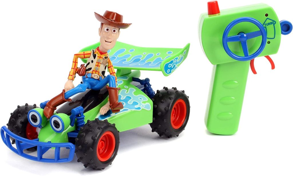 Jada Disney Pixar Toy Story 4 Turbo Buggy W/Woody Radio Control Vehicle, 2.4 Ghz, 1: 24