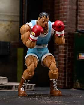 Jada Toys Street Fighter II Balrog Action Figure 1:12 Deluxe Scale 6″ Tall, Fully Articulated, Collector Packaging