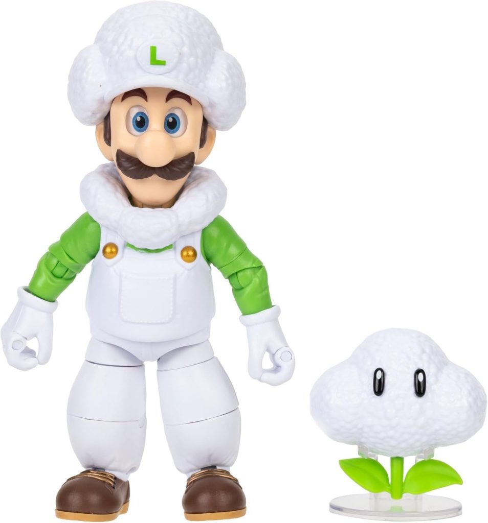 JAKKS Pacific Super Mario 5″ Figure Cloud Luigi