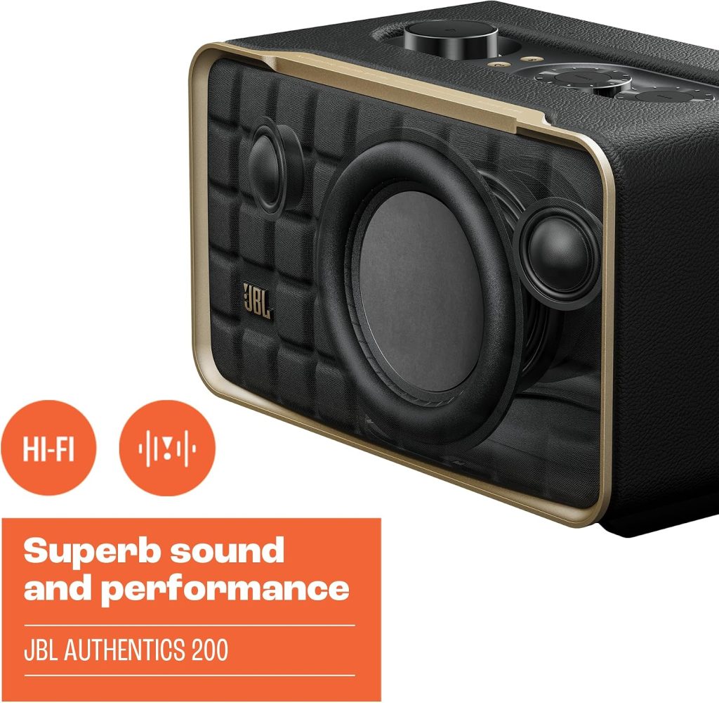 JBL Authentics 200 – Smart Home Speaker – Black