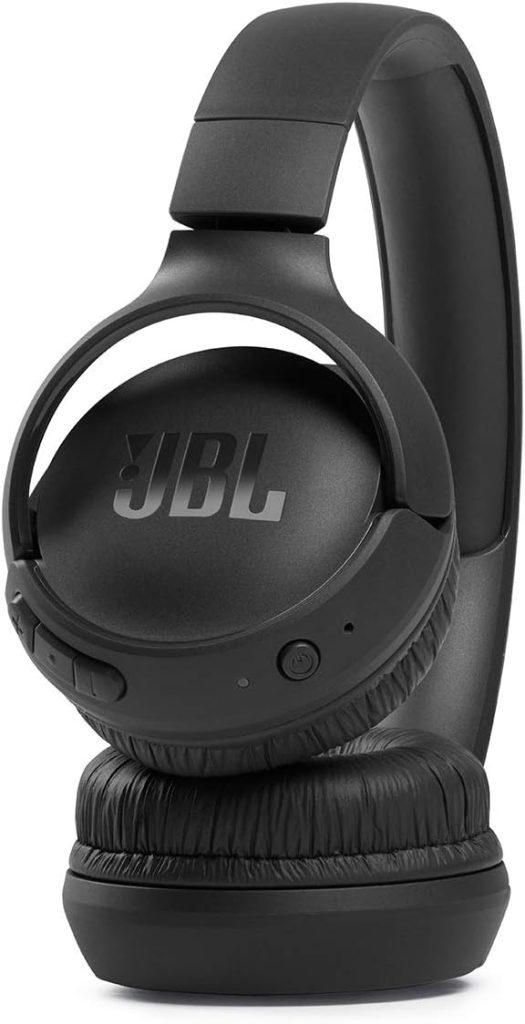 JBL Tune 510BT: Wireless On-Ear Headphones with Purebass Sound – Black