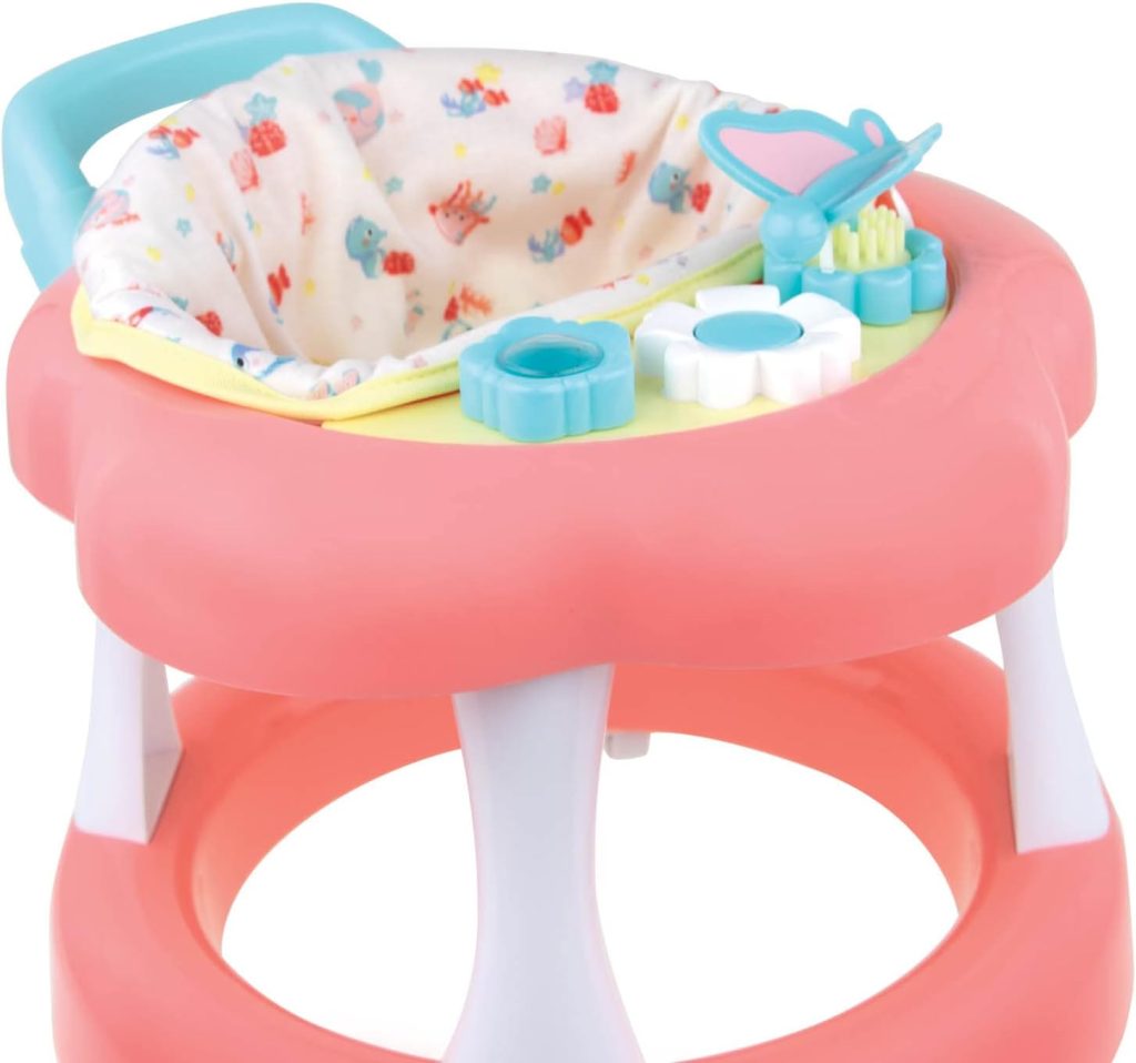 JC Toys – For Keeps Playtime! | Baby Doll Walker Gift Set | Fits Dolls up to 17″ | Cloth Seat for easy use and Play Accessories | Ages 2+