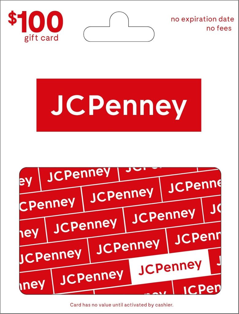 JCPenney Physical Gift Card