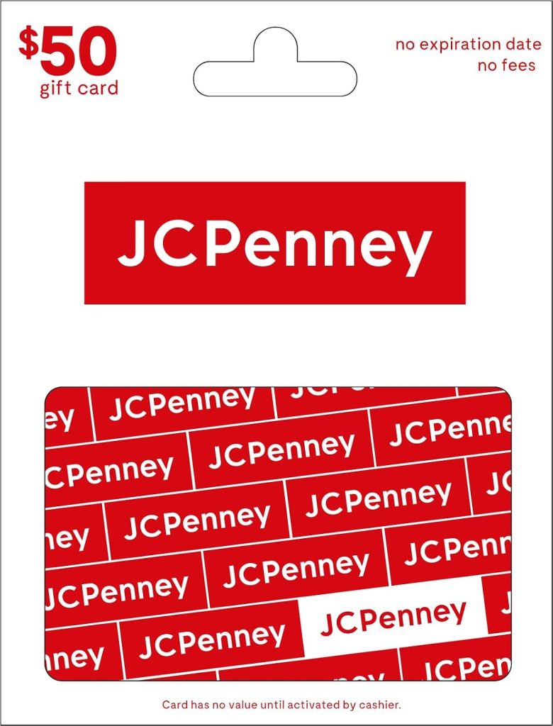 JCPenney Physical Gift Card
