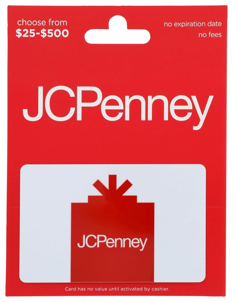 JCPenney Physical Gift Card
