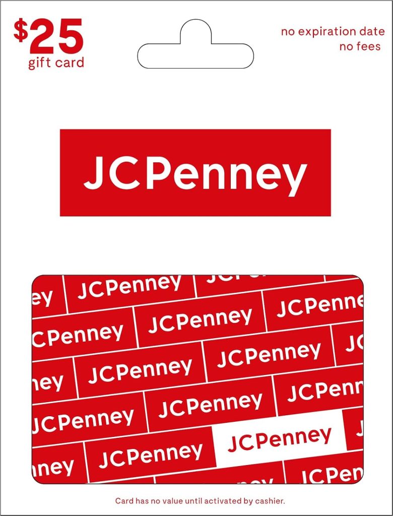 JCPenney Physical Gift Card