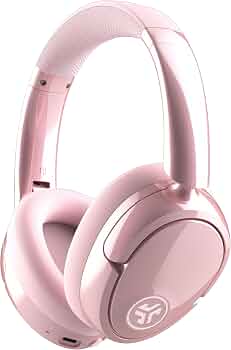 JLab JBuds Lux ANC Jelle Wireless Over-Ear Headphones, Blush Fund