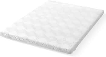 JSELF 3 Inch Luxury Cooling Gel Memory Foam Mattress Topper, Queen Size