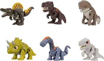 Jurassic World Dinosaur 1.5″ Fidget Collectibles (Series 1 6-Pk)