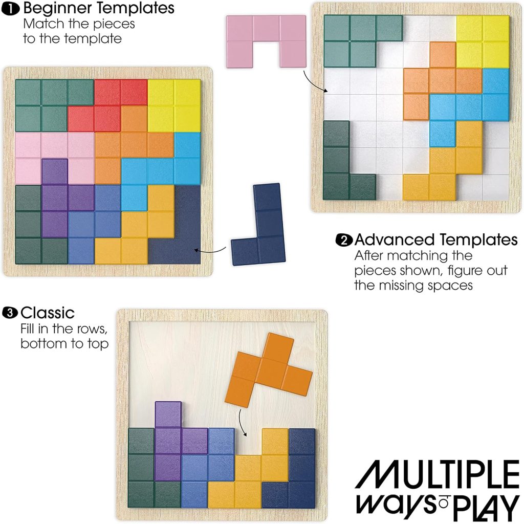 Keeping Busy Tile Matching Dementia Activities for Seniors | Alzheimer Products for Elderly Patients | Fun Memory Game Toy & Cognitive Brain Puzzle for Senior Citizens w/Memory Loss or Alzheimers