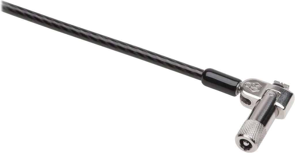 Kensington NanoSaver Keyed Laptop Lock for Select HP and Lenovo Laptops (K64444WW), Black