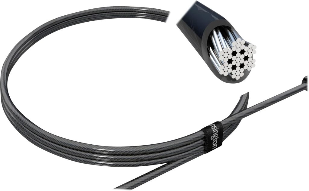 Kensington NanoSaver Keyed Laptop Lock for Select HP and Lenovo Laptops (K64444WW), Black