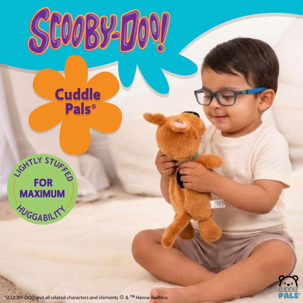 KIDS PREFERRED Scooby-Doo Cuddle Pals, Soft Plush Stuffed Animal, Baby Gift