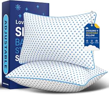 King Size Pillows Set of 2, Cooling Shredded Memory Foam Pillows
