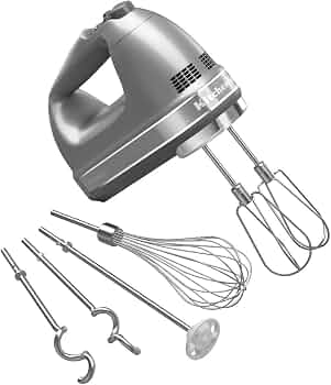 KitchenAid 9 Speed Hand Mixer, KHM926, Contour Silver