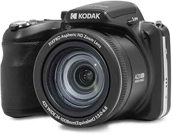 KODAK PIXPRO AZ425 20MP Digital Camera, 42x Optical Zoom, OIS, Black