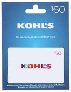 Kohl’s Physical Gift Card – $50