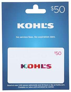 Kohl’s Physical Gift Card – $50