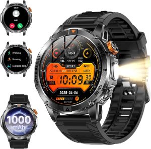 KPEP Smart Watch for Men (Answer/Make Call) – 1.53″ HD Military Smartwatch