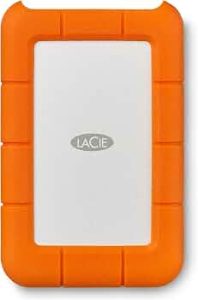 LaCie Rugged USB-C 2TB External Hard Drive Portable HDD, USB 3.0 Compatible, Drop Shock Dust Rain Resistant, for Mac and PC