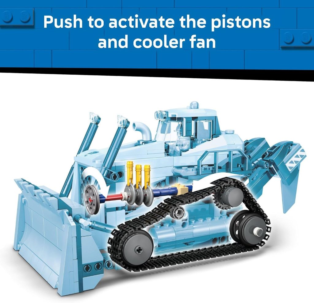 LEGO City Yellow Bulldozer Construction Site Building Toy for Kids, Ages 8+ – Pretend Play Set & Construction-Themed Building Blocks W/Toy Bulldozer Idea for Boys & Girls – 60466