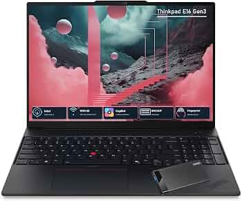 Lenovo ThinkPad E16 with Intel Core Ultra 7 255H High Performance Processor