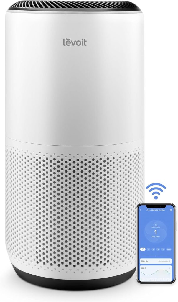 LEVOIT Smart Air Purifiers for Home Large Room Up to 1718 Ft² Core 400S-P