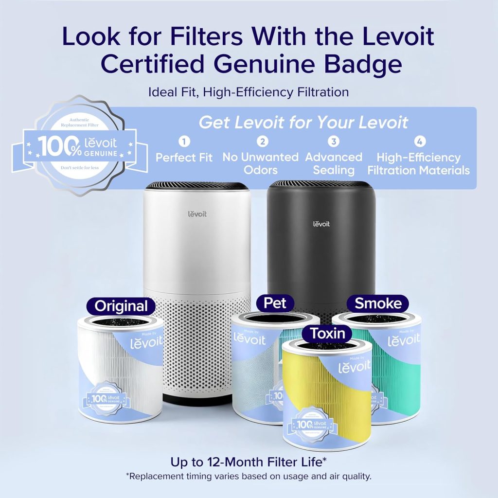 LEVOIT Smart Air Purifiers for Home Large Room Up to 1718 Ft² Core 400S-P