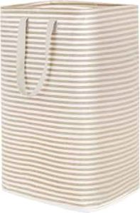 Lifewit 80L Large Laundry Baskets, Laundry Hampers Bags, 1 Pack, Beige