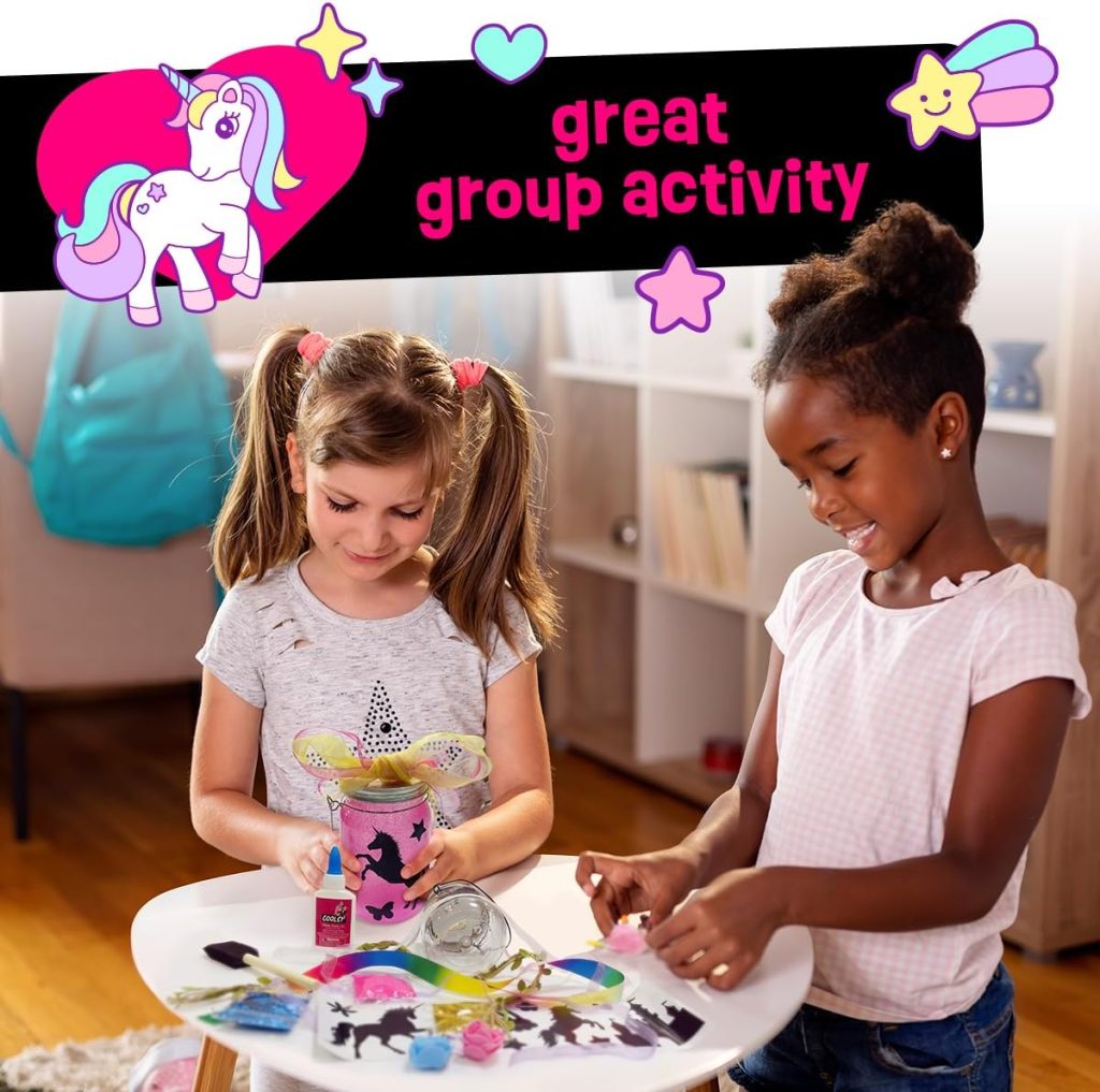 Light-up Unicorn Fairy & Mermaid Lanterns Craft Kit – Christmas Gifts for 8 9 10 11 12 Year Old Girls – Creative Art Girl Toys 8-10 Years Old and Up – Craft Kits for Girls Ages 8-12 – Tween Gift Ideas