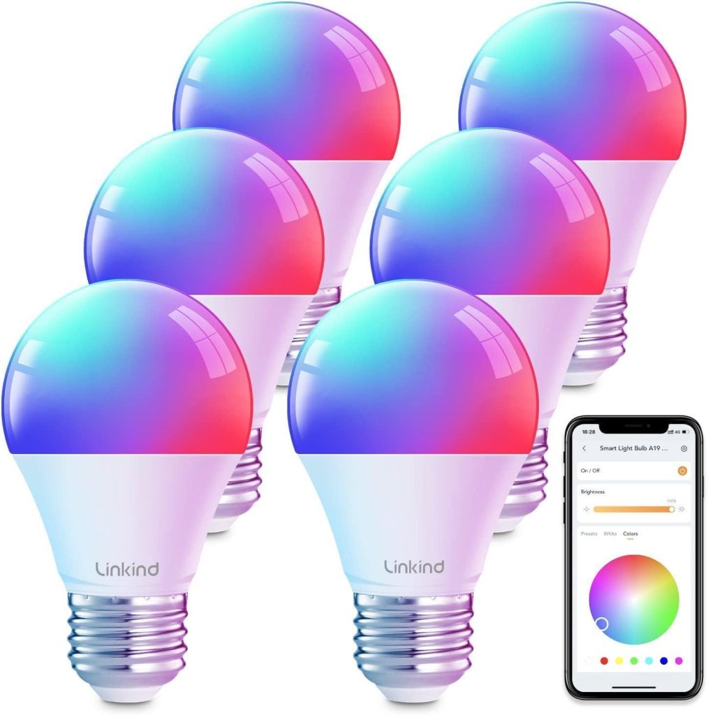 Linkind Smart Light Bulbs, Works with Alexa, Google Home, AiDot