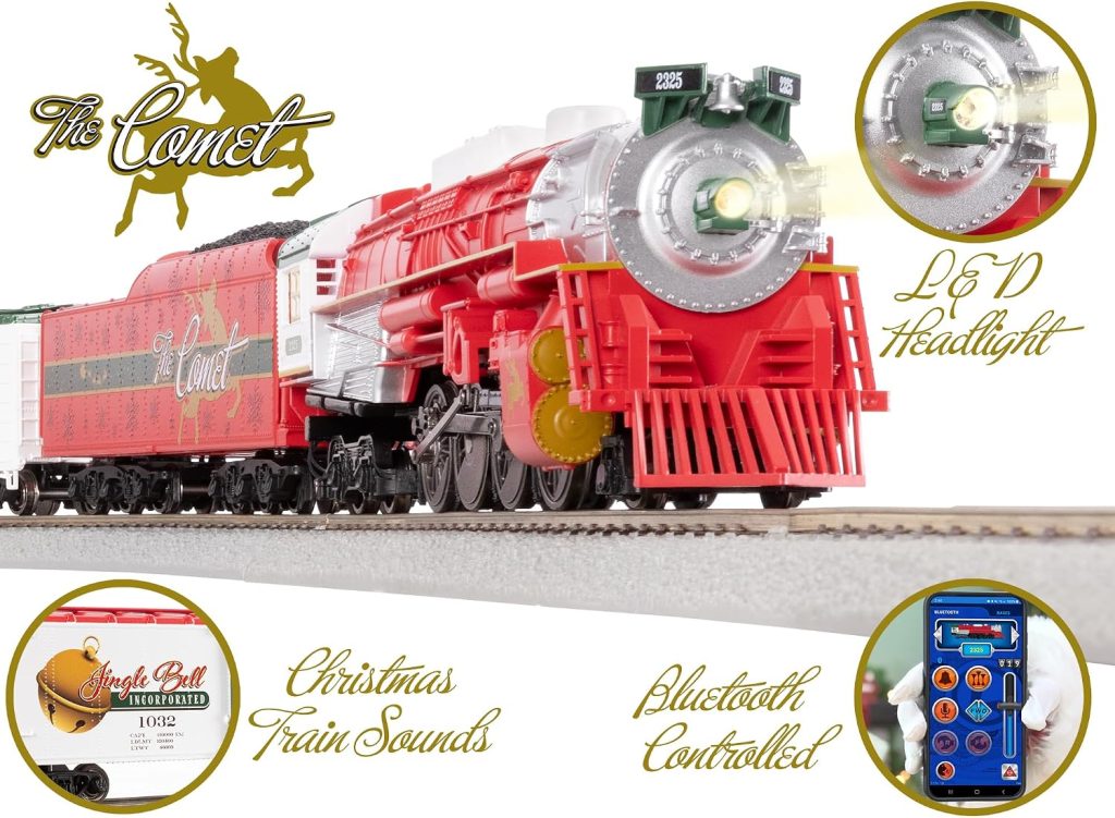 Lionel The Comet Christmas Freight Electric HO Gauge Model Train Set