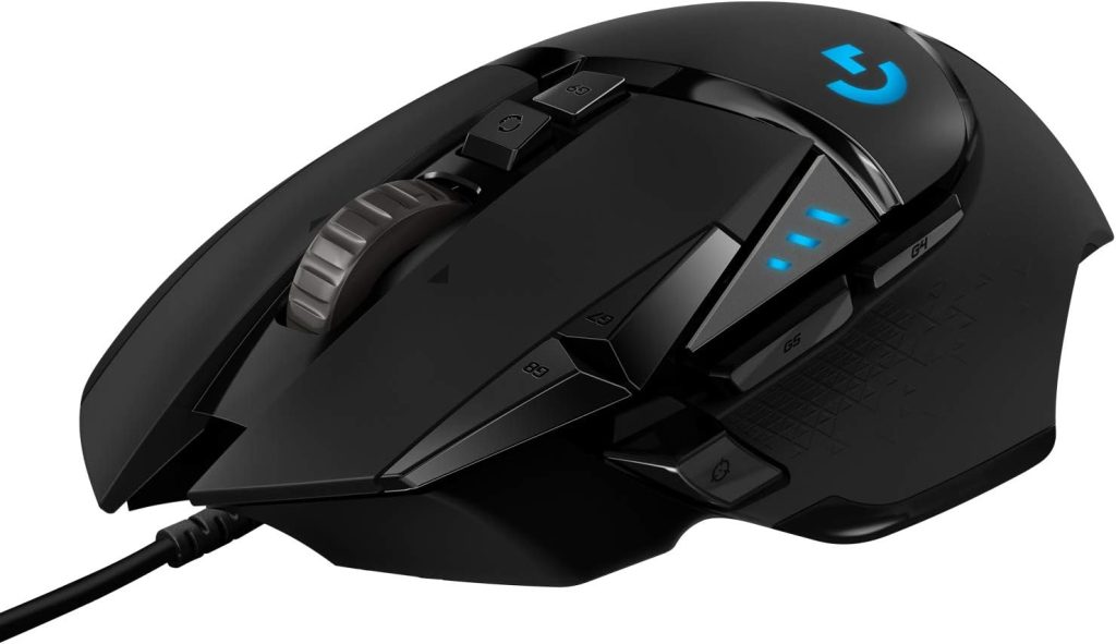 Logitech G502 Hero Wired Gaming Mouse – Black