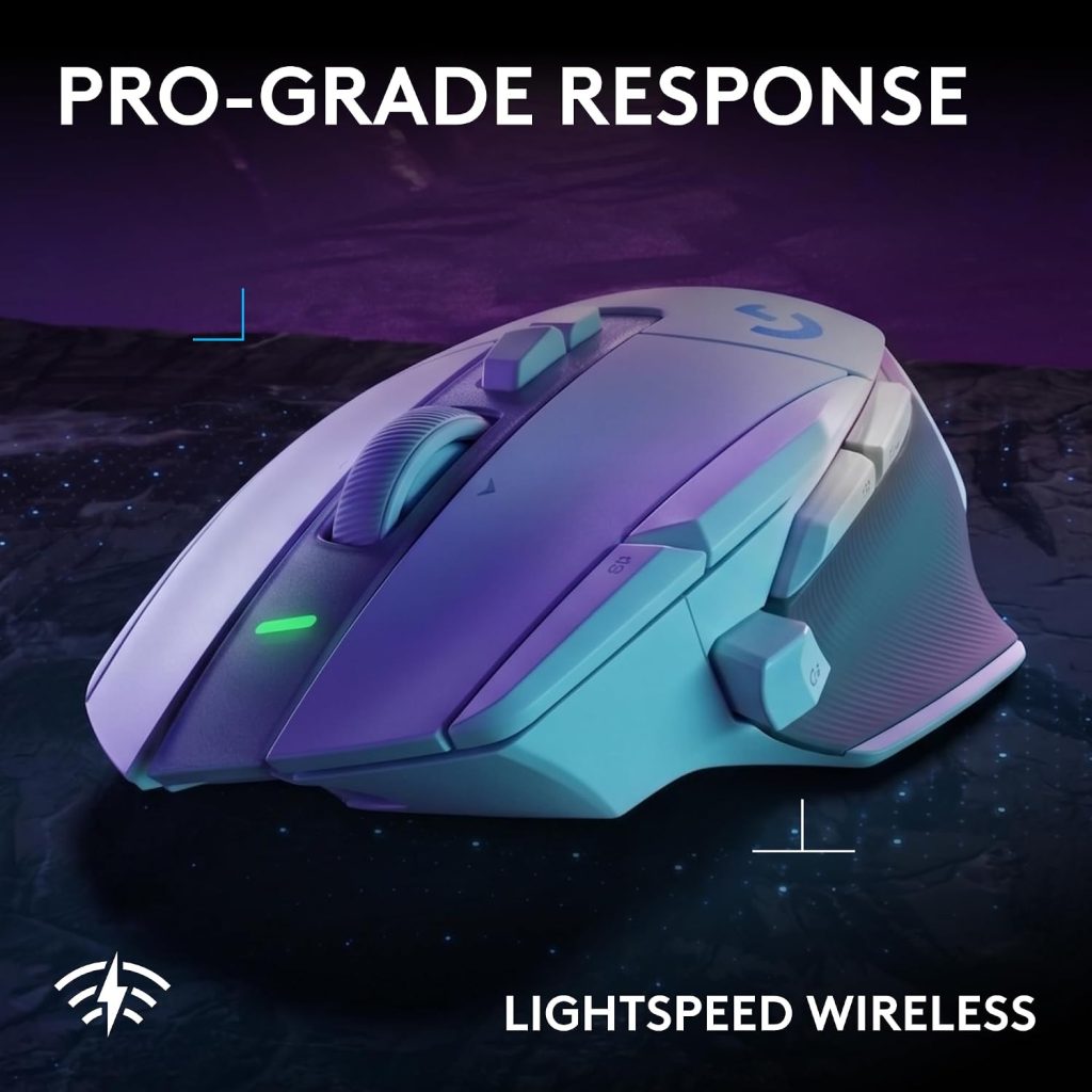 Logitech G502 X Lightspeed Wireless Gaming Mouse – White
