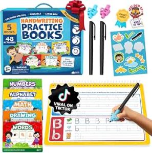 Magic Grooved Writing Practice Books – Grooved Writing Books for Kids 3-5