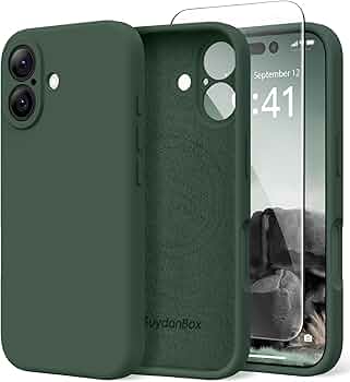 Magnetic for iPhone 17 Case Silicone Alpine Green