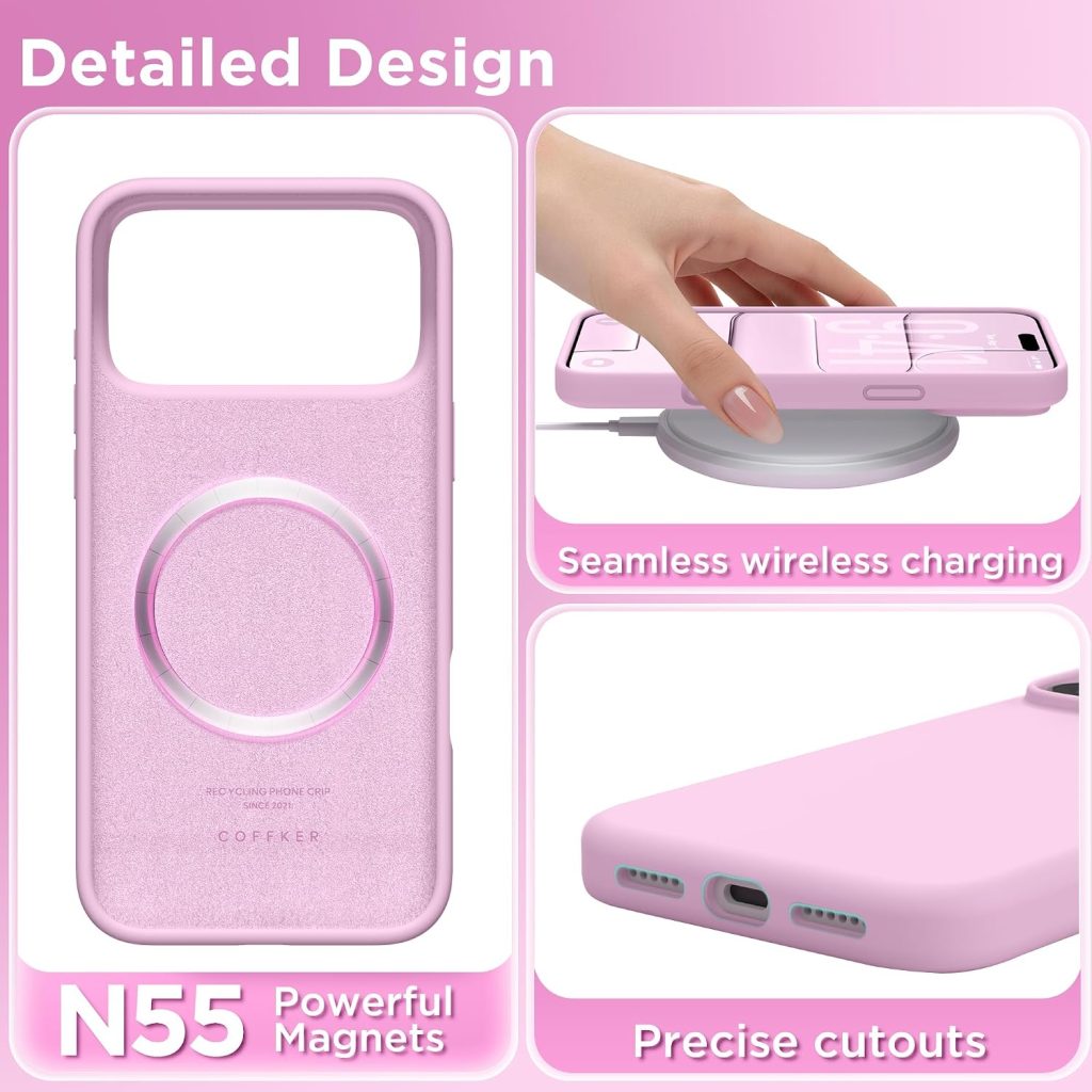 Magnetic for iPhone 18 Pro Max /17 Pro Max Case, Cherry Blossom