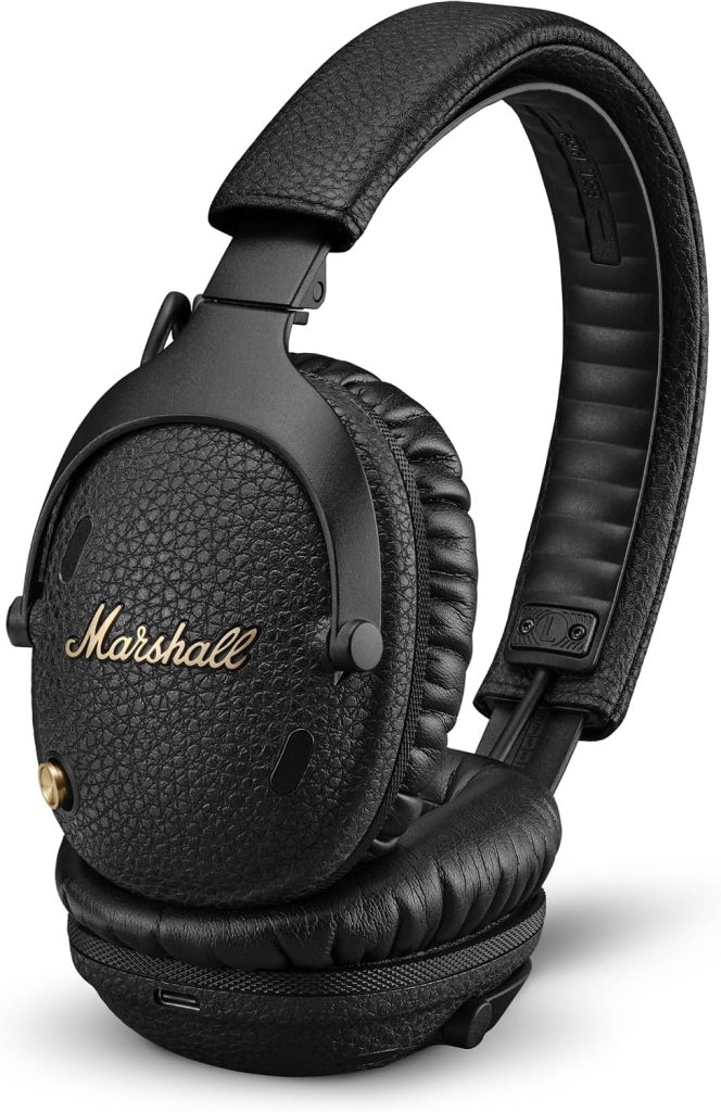 Marshall Monitor III ANC Wireless Over-Ear Headphones – Black
